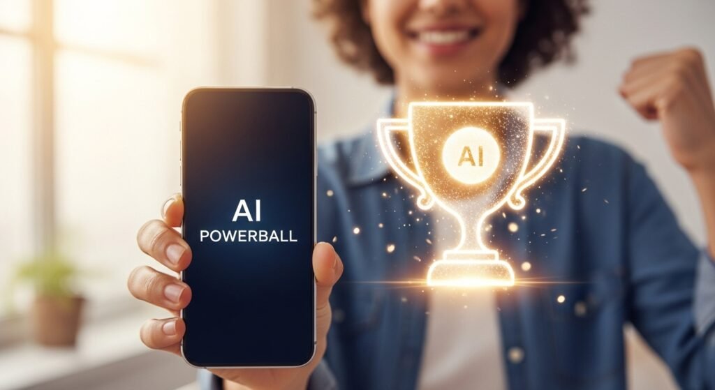 교육을 마치고 자신감 있게 AI파워볼을 시작하는 유저